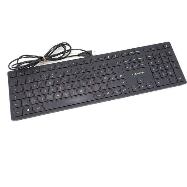 Cherry JK-1600ES-2 Cherry Tas Kc 6000 Slim Corded Es-Layout Schwarz-image