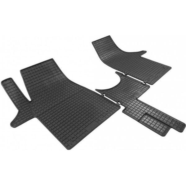 Tappetini In Gomma Per Auto Petex Vw Transporter T5/T6 2003-2021 (Anteriore, 3 Posti)-image