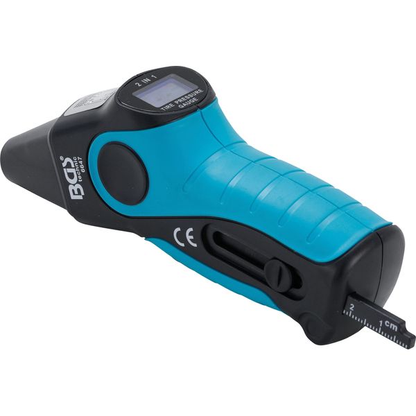 Bgs Manometro Digitale Per Pneumatici E Calibro Per Battistrada "2-IN-1"""-image