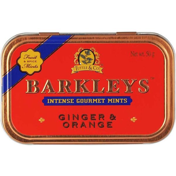 Barkleys Pastilles Tin Zenzero E Arancia In Barattolo Di Metallo 50G-image