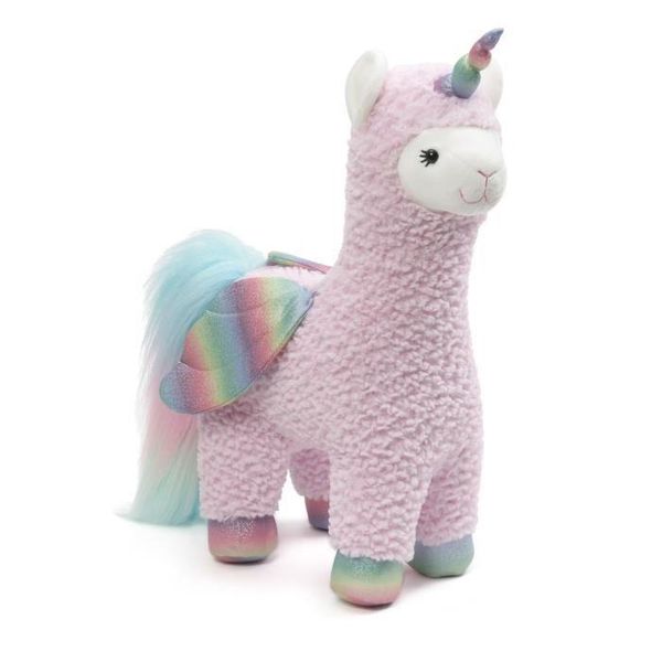 Spin Master 6054459 - Gund - Llamacorno Scintillante, 45 Cm, Lama Unicorno-image