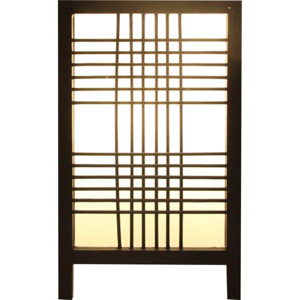 Lampada Giapponese Shoji Nero Ishikari L15Xp15Xh25Cm Lampade Giapponesi Lampade A Sospensione Giapponesi Lampade A Soffitto Lampade Da Terra Giapponesi Lampade Shoji Lampade Da Parete Giapponesi Illuminazione A Parete-image