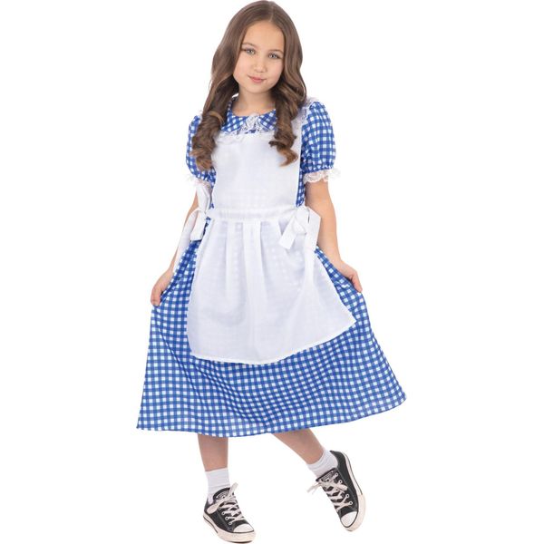 Bristol Novelty - Costume Da "Dorothy"" Per Bambina BN3091 (L) (Blu/Bianco)"-image