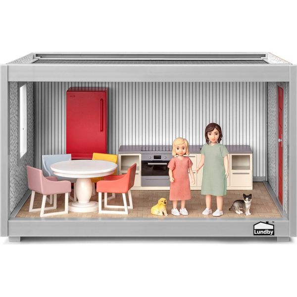 Kit Iniziale Della Casa Delle Bambole Lundby - Set Di Giocattoli Per La Casa Delle Bambole Multicolore-image