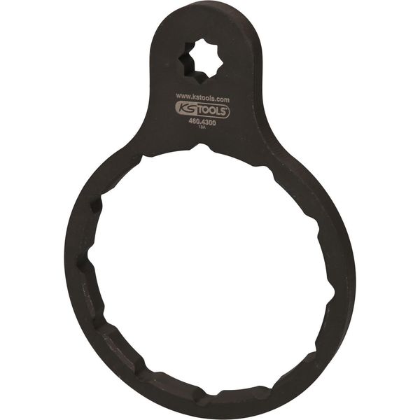 Ks Tools Chiave Per Filtro Carburante Ø 100 Mm / 12 Scanalature Per Fuso - 460.4300-image