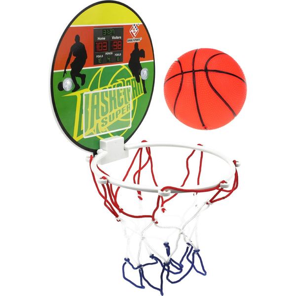 Set Da Mini Basket TOI-TOYS Con Palla E Ventose-image