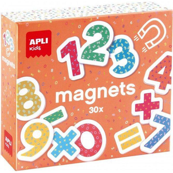 Apli Kids 18885 Apli Kids 123 Cifre Set Di Magneti, 30 Magneti-image