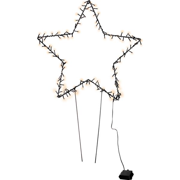 3.09 Stella Led Xl 140 Led - Circa 60 Cm - Esterno / Batteria + Timer-image