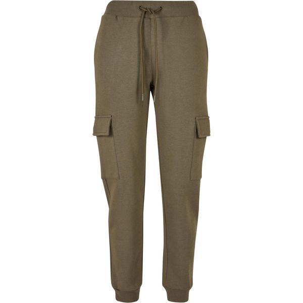 DáMské Kalhoty Urban Classics - Pantalone Donna Cargo Oliva - Xxl-image