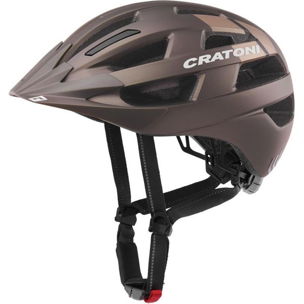 Cratoni Fahrradhelm Velo-X (City) Braun Metallic Matt, Gr. S/M (52-57Cm)-image