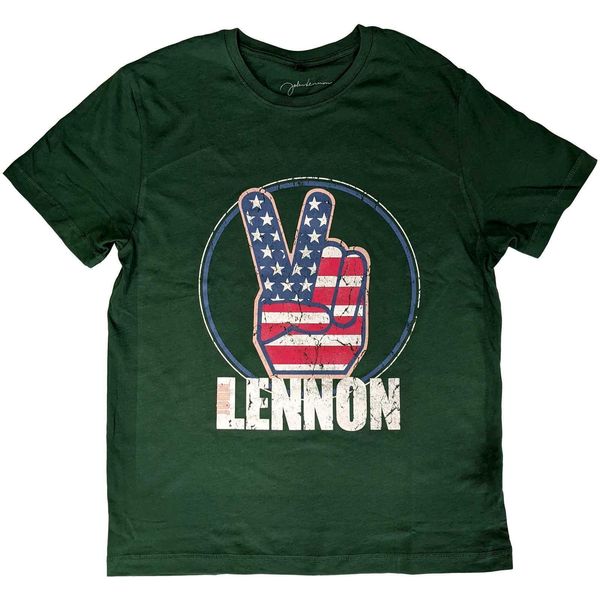 John Lennon - Maglietta Da Uomo/Donna Unisex RO2176 (L) (Verde)-image