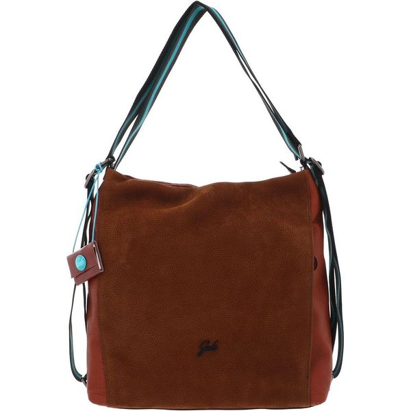 Gabs Pelle Borsa A Tracolla Zaino Aissa Tg Momu Black Shoulder Bag Bruciato Marrone-image