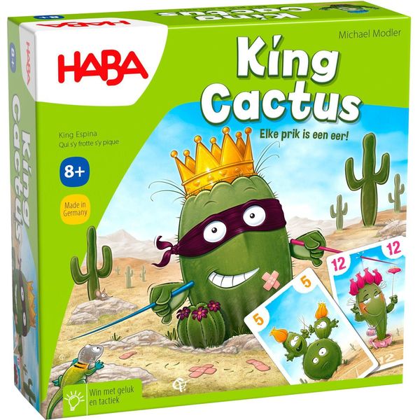 Gioco Haba King Cactus - Gioco Colorato Per Bambini Dai 4 Anni In Su-image