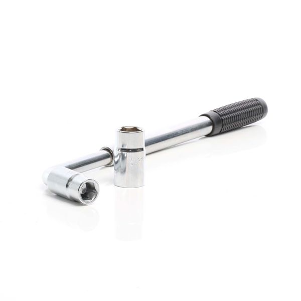 Xpotool Chiave Telescopica Per Dadi Ruota 350-530 Mm, Con 2 Bussole 17/19 Mm E 21/23 Mm, Chiave Per Ruote In Acciaio Estensibile, Chiave Per Cambio Pneumatici-image