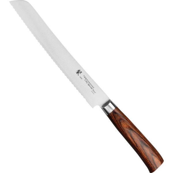 Tamahagane San Brown Coltello Per Il Pane 23Cm SN1118-image