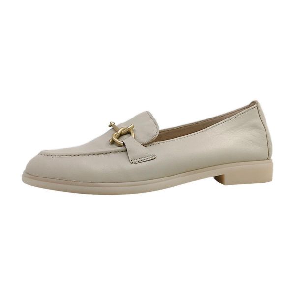 Gabor Scarpe Da Donna Mocassini Bianchi Casual, Numero Di Scarpe: Eur 38 | Uk 5-image