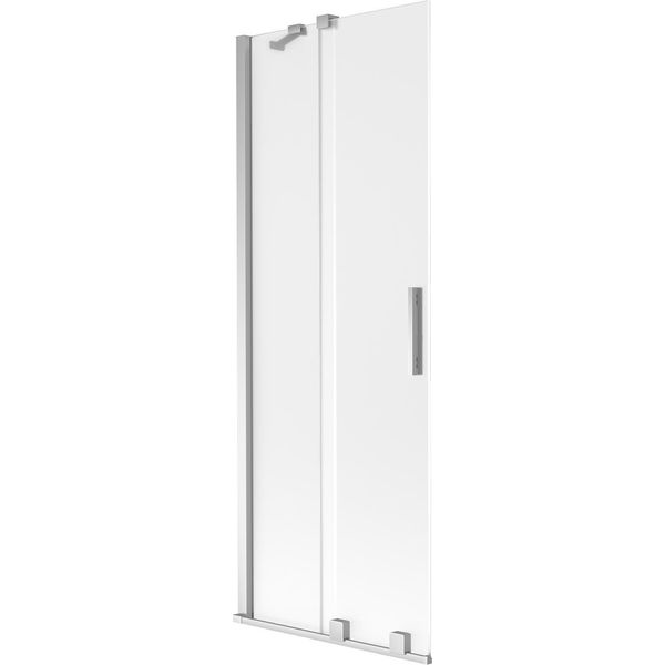 Mexen Velar Paravento Da Vasca Da Bagno A 2 Ante Scorrevoli 70 X 150 Cm, Brina, Cromo - 896-070-000-31-01-image