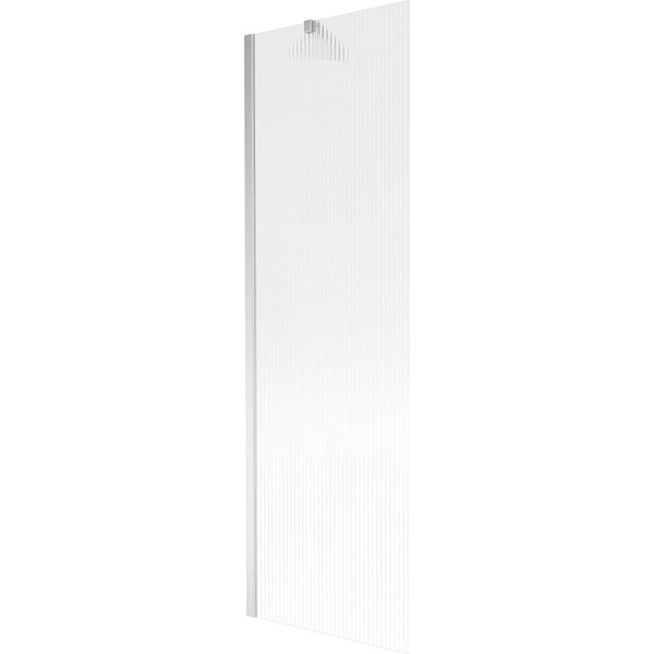 Mexen Next Paratia Per Vasca Da Bagno A 1 Anta 60 X 150 Cm, Righe, Cromo - 895-060-000-00-09-01-image