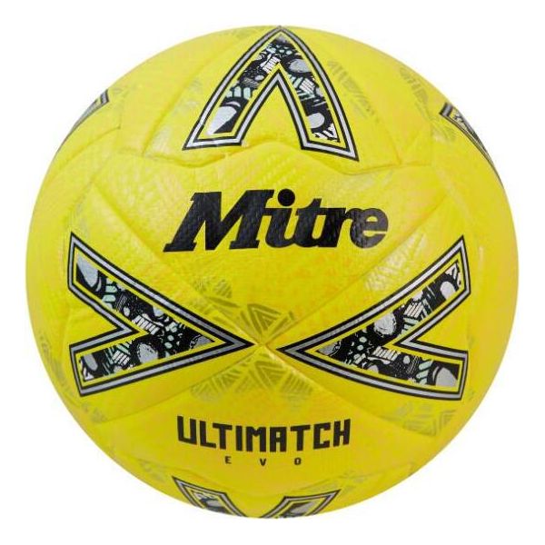 Mitre - Calcio "Ultimatch Evo"" RD3361 (4) (Giallo Fluorescente/Giallo Oro)"-image