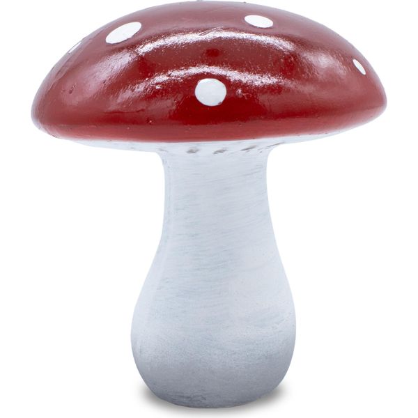 1.05 Sgabello In Ceramica Con Tetto Smaltato - Xxl / Circa 17 X 15 Cm - Fungo Decorativo (Grande)-image