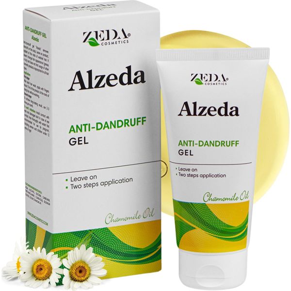 Alzeda Anti - Forfora - Gel 100 Ml Con Disolfuro Di Selenio E Olio Di Camomilla | Per Cuoio Capelluto Irritato E Dermatite Seborroica-image