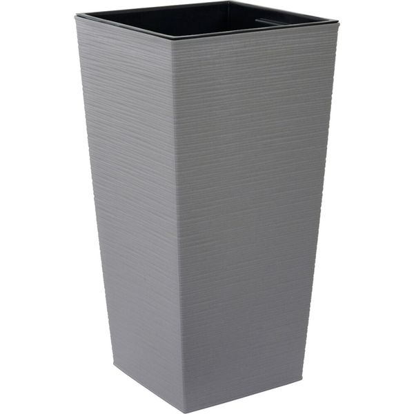 Fioriere Siena Garden Nizza Groove Grigio Effetto Scanalato, 40 X 75 Cm-image