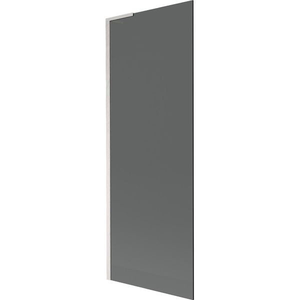 Mexen Next L Paratia Per Vasca Da Bagno A 1 Anta 70 X 150 Cm, Grafite, Nichel Spazzolato - 895-070-000-03-40-97-image