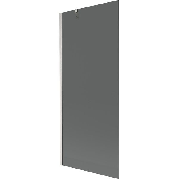Mexen Next Paratia Per Vasca Da Bagno 1-Anta 80 X 150 Cm, Grafite, Nichel Spazzolato - 895-080-000-00-40-97-image