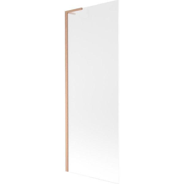 Mexen Next L Paratia Per Vasca Da Bagno A 1 Anta 70 X 150 Cm, Brina, Rame Spazzolato - 895-070-000-03-30-65-image