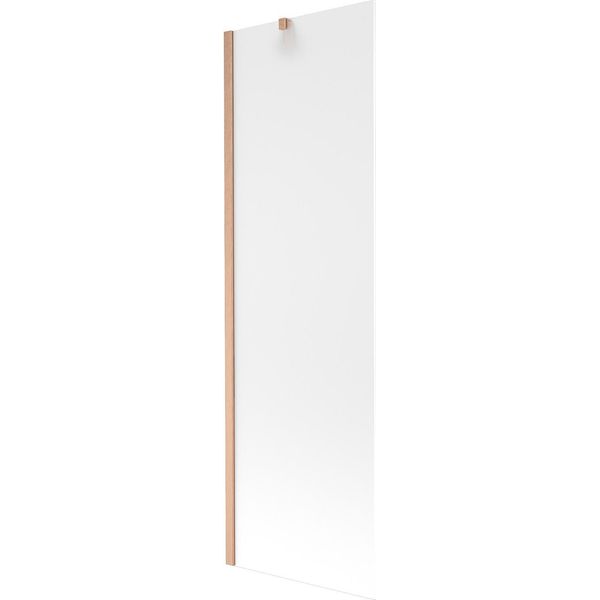 Mexen Next Paratia Per Vasca Da Bagno A 1 Anta 60 X 150 Cm, Satinata, Rame Spazzolato - 895-060-000-00-30-65-image
