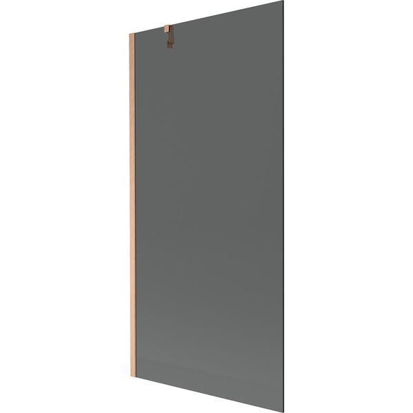 Mexen Next Paratia Per Vasca Da Bagno A 1 Anta 90 X 150 Cm, Grafite, Rame Spazzolato - 895-090-000-00-40-65-image