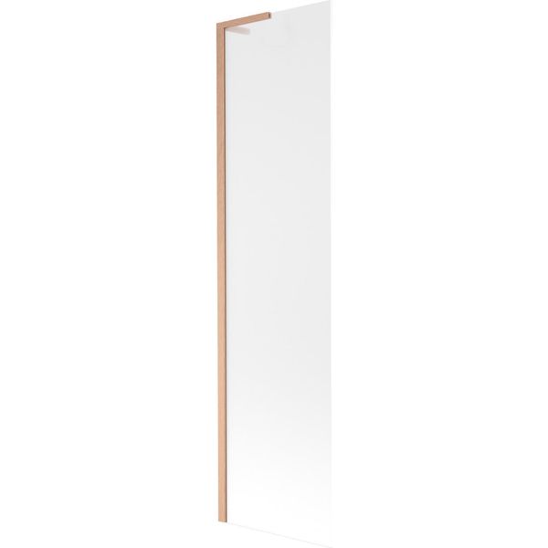 Mexen Next L Paravento Per Vasca Da Bagno A 1 Anta 50 X 150 Cm, Satinato, Rame Spazzolato - 895-050-000-03-30-65-image