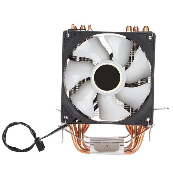 Raffreddatore Cpu, Dissipatore Di Calore Cpu, Ventole Di Raffreddamento Cpu Del Computer, Ventola Cpu, Ventola Di Raffreddamento Cpu Da 90 Mm, Raffreddatore Cpu A Sei Tubi-image
