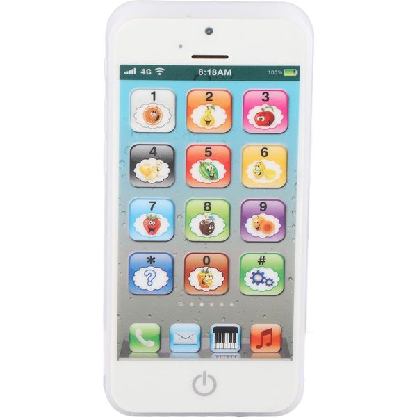 Giocattolo Per Cellulare Per Bambini, Simulazione Stampata, Musica Chiara, Luce Fredda, Giocattolo Per Cellulare Inglese-image
