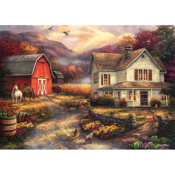 Puzzle Grafika Chuck Pinson - Relax In Fattoria - 500 Pezzi-image