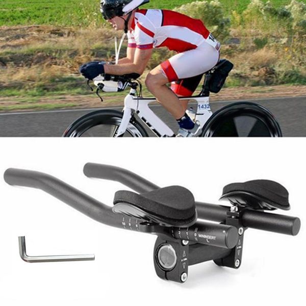 Manubrio Tt Con Chiave A Esagono, Manubrio Aerodinamico Da Triathlon, Poggiamaniche Per Mountain Bike E Bici Da Corsa-image