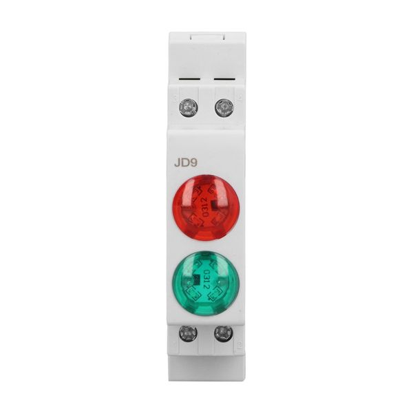 Segnale Luminoso Su Guida Din, Indicatore Luminoso Su Guida, Indicatore Led Tipo Guida, Indicatore Led Su Guida Din A Doppia Luce, Lampada Su Guida Din, Luce Su Guida Din-image