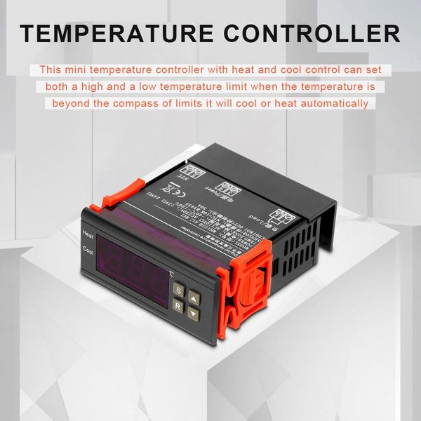 Regolatore Di Temperatura Digitale, Regolatore Di Temperatura, Regolatore Di Temperatura MH1230A, Termostato Digitale A Led, Regolatore Di Temperatura A Led-image