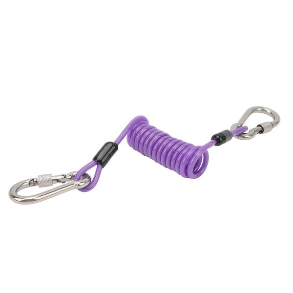 Cordino Per Immersioni, Cordino A Spirale, Cordino A Spirale Per Immersioni, Kamera Anti Smarrimento Tauchen, Cordino Edelstahl Feder Gewickelt, Unterwasser-Kamera Anti Lost Rope-image