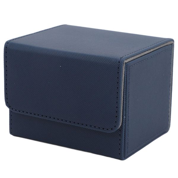 Scatola Del Mazzo Di Carte, Caso Del Mazzo Di Carte, Caso Del Mazzo Di Carte Di Chiusura Magnetica, Scatola Di Immagazzinaggio Del Mazzo Di Carte, Scatola Di Immagazzinaggio Della Carta Di Gioco, Caso Del Mazzo Di Carte Della Pelle Dell'unità Di Elaborazione-image