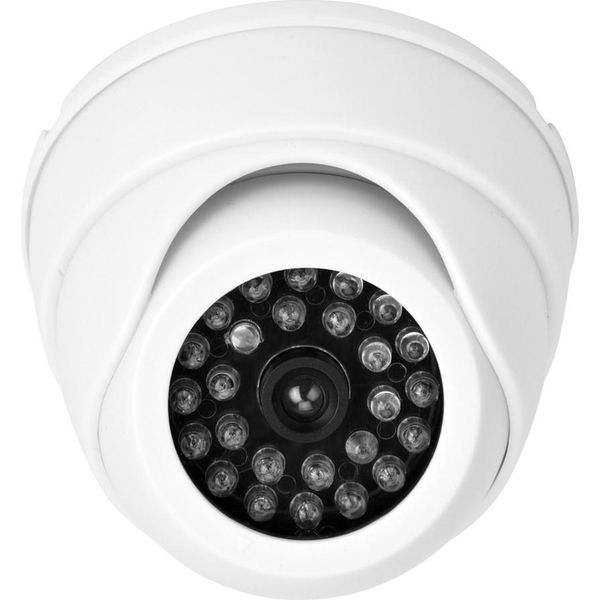 Telecamera Fittizia, Telecamera Falsa, Telecamera Di Simulazione, Telecamera Fittizia Falsa, Telecamera Fittizia Falsa A Cupola, Telecamera Falsa A Led, Telecamera Di Sicurezza Fittizia-image