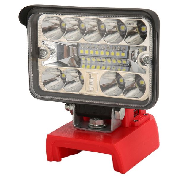 Luce Da Lavoro A Led, Luce Da Lavoro Ricaricabile, Luce Da Lavoro Con Batteria Al Litio, Proiettore Portatile, Luce Da Lavoro A Led Di Potenza 54W, Luce Da Lavoro A Led Quadrata-image