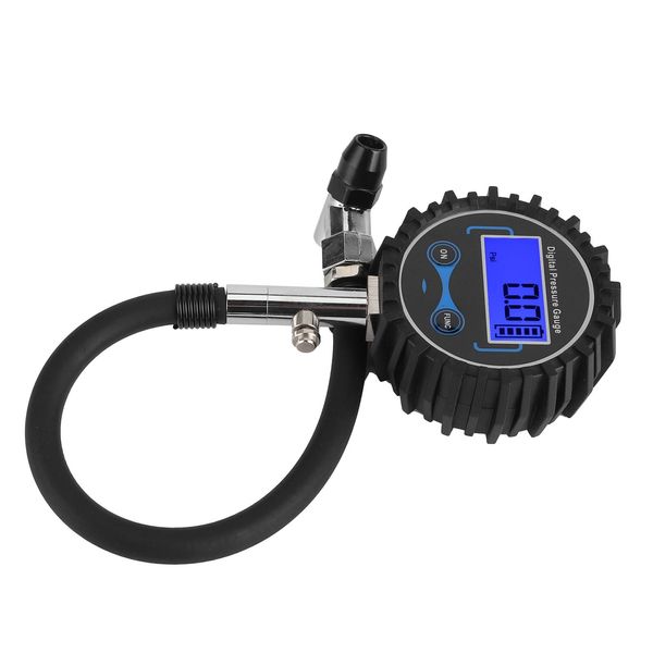 Misuratore Di Pressione Degli Pneumatici, Display Di Pressione Degli Pneumatici, Misuratore Di Pressione Degli Pneumatici, Calibro Del Gonfiatore Degli Pneumatici, Calibro Di Pressione Degli Pneumatici 200PSI, Calibro Di Pressione Degli Pneumatici Digitale-image