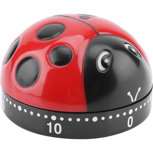 Timer Da Cucina, Promemoria, Timer Meccanico A Carica, Timer Da 60 Minuti, Timer Da Cucina, Timer Da Cucina Coccinella-image