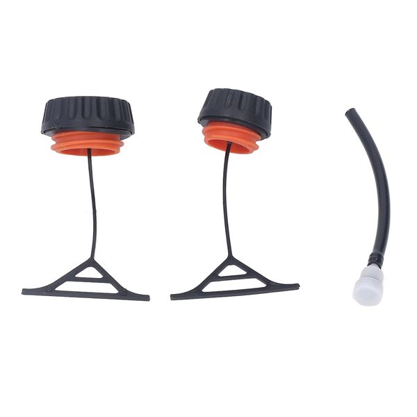 Tappo Gas Carburante Per Stihl 020, Tappo Olio Per Motosega Stihl 021, Kit Tappi Gas Carburante Olio Per Motosega, 0000 350 0510, 0000 350 0520, Ricambi Motosega-image