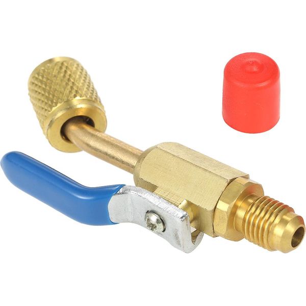 Aria Condizionata Refrigerante 3PCS Colore Codificato R410A R134A Valvole Di Chiusura Per Ac Hvac Refrigerazione Tubi Di Ricarica-image