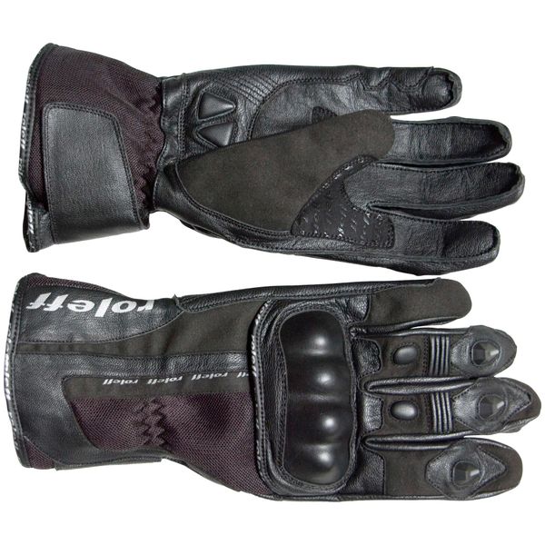 Motorradhandschuhe Roleff "Ro 45" Gr. S, Schwarz, Handschuhe, S, Obermaterial: 60% Rindsleder, 40% Polyester. Innenfutter: 100% Polyester, Winddicht-image