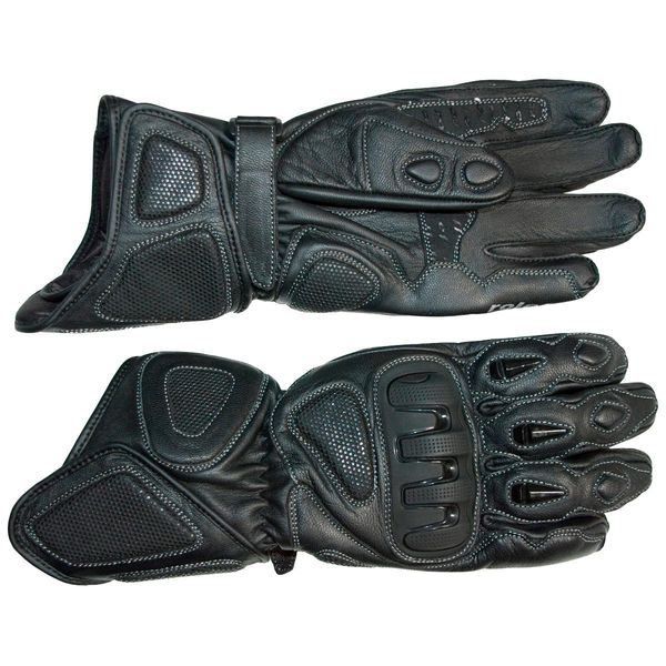 Motorradhandschuhe Roleff "Ro 49" Gr. Xxl, Schwarz, Handschuhe, Xxl, Obermaterial: 100% Rindsleder. Innenfutter: 100% Polyester, Winddicht-image