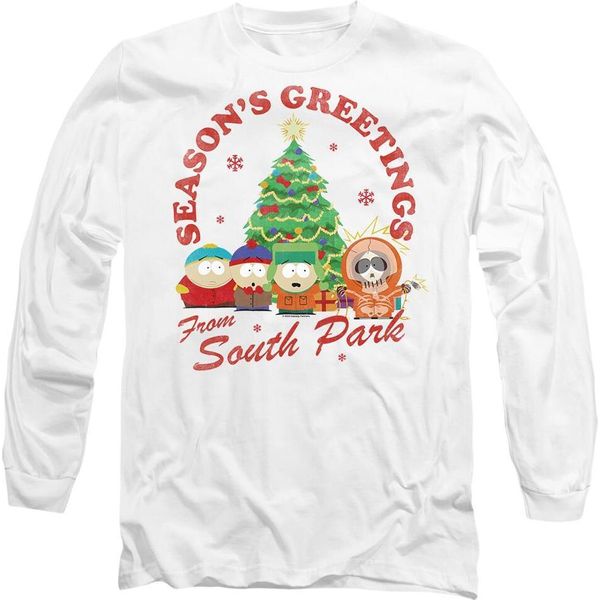 South Park - Maglietta Per Uomo/Donna Unisex - Design Natalizio TV11109 (L) (Bianco)-image