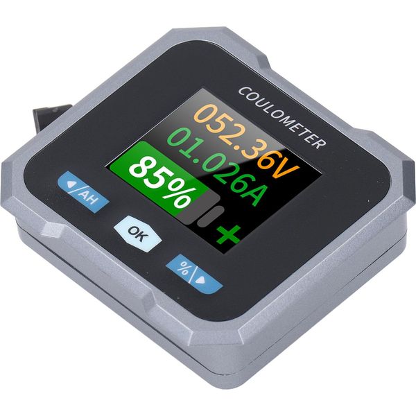 Smart Battery Monitor 1.8In Display Impermeabile Bt Monitor Batteria Multifunzionale Con Shunt Per Rv Barca 50A 10?100V-image